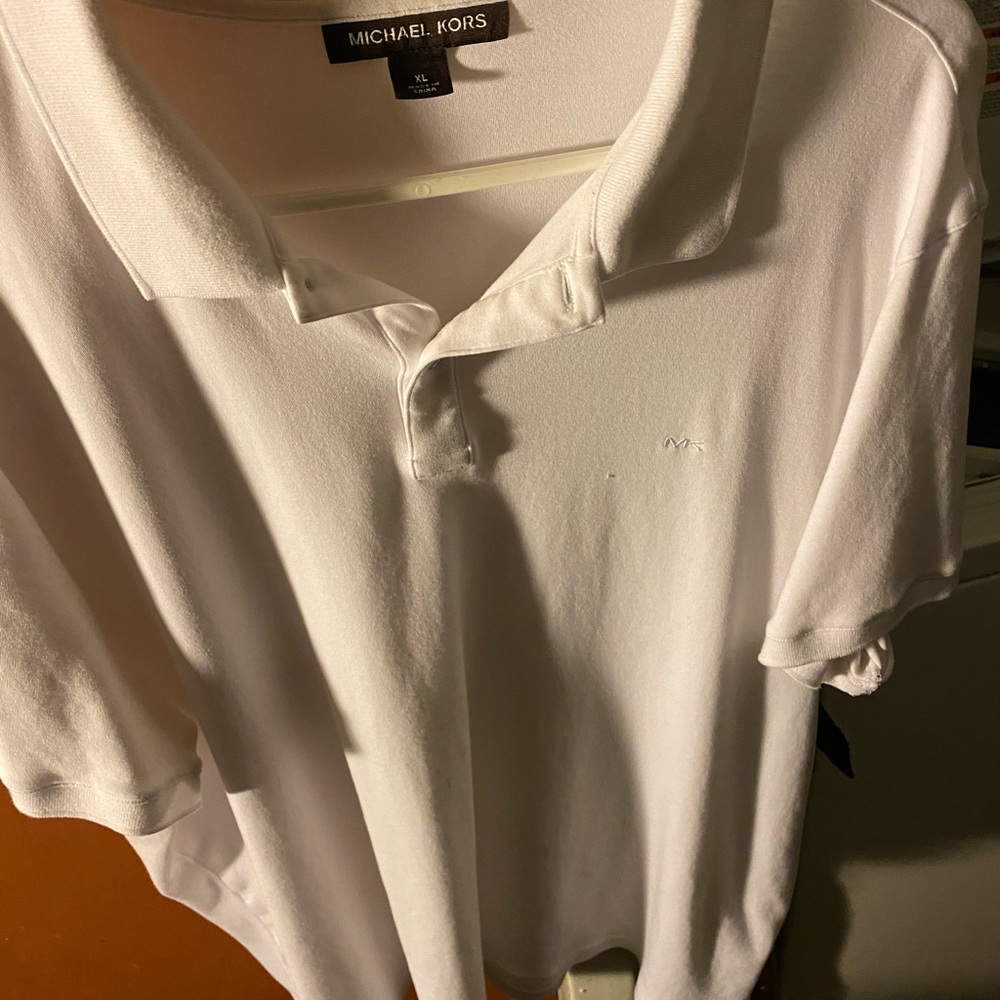 Michael kors white polo shirt [Good condition]